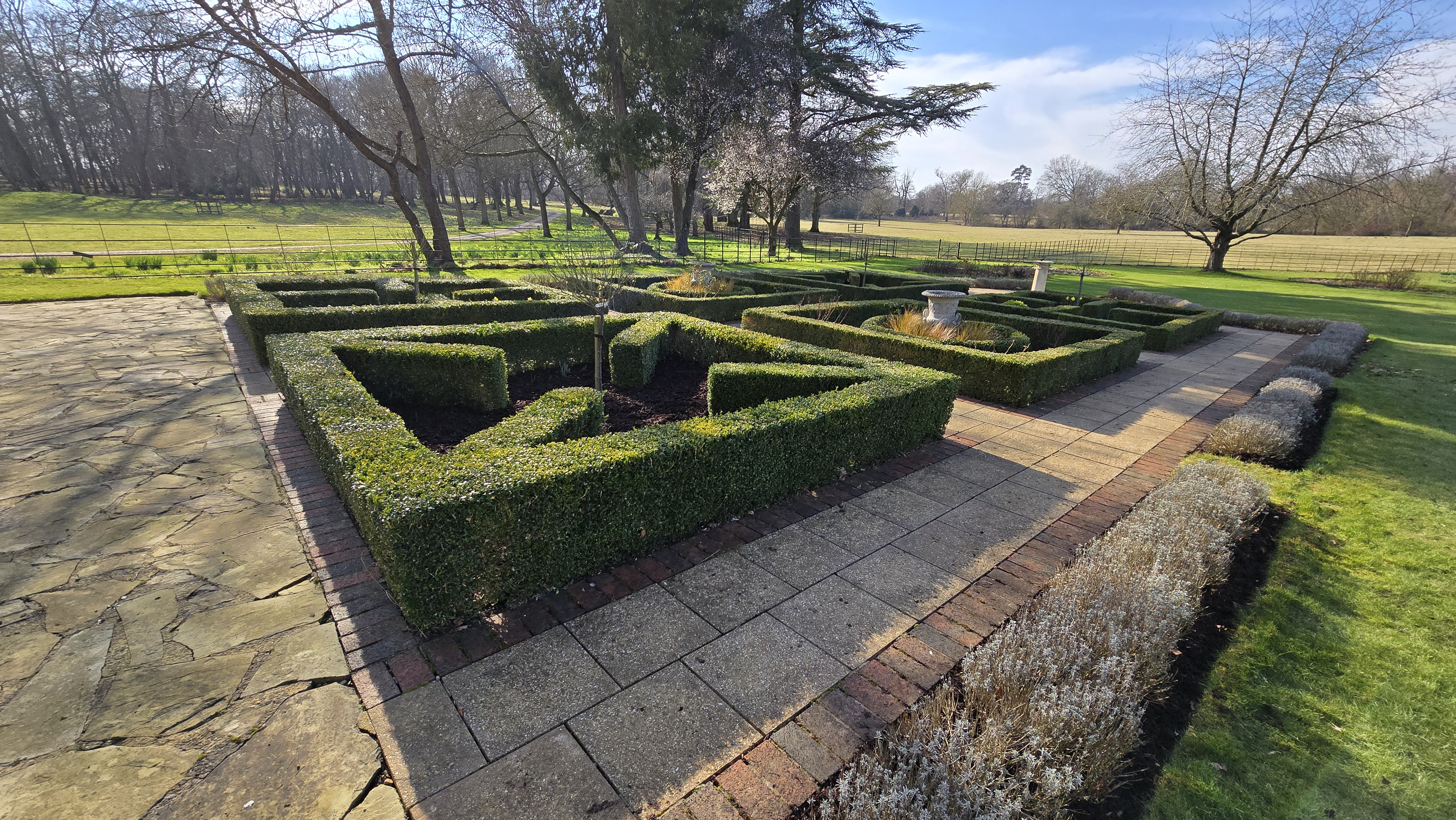 Formal parterre garden